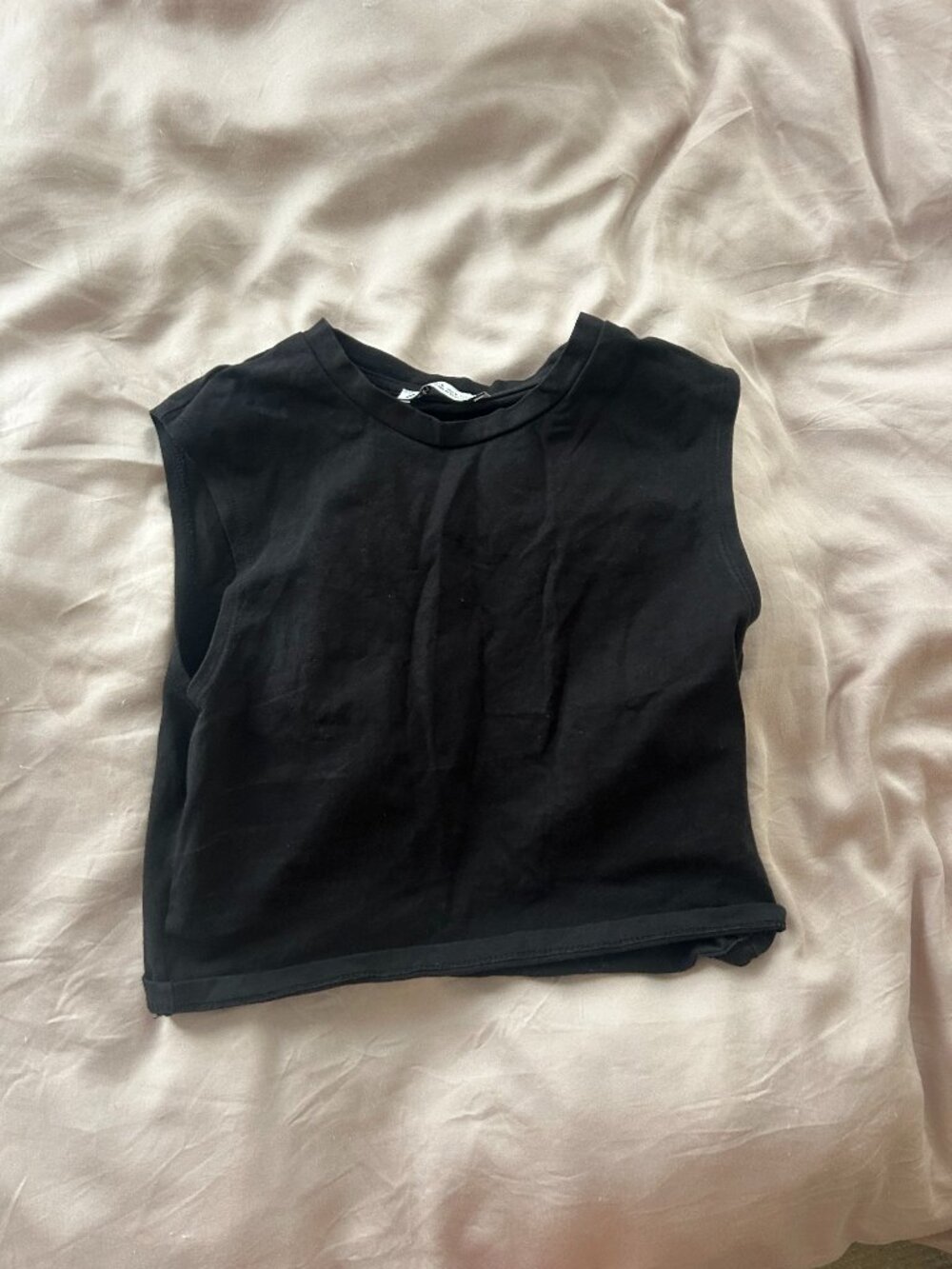 Zara cropped fitted tank